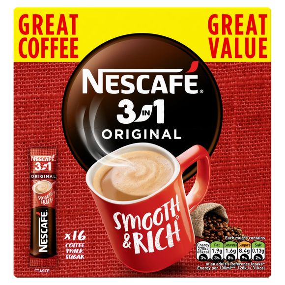 Nescafé 3in1 Original (256g) 16 X 16g